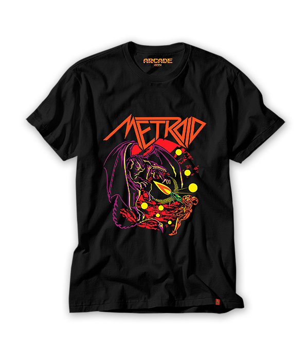 Camiseta Gamer Space Patroler Metroid #017