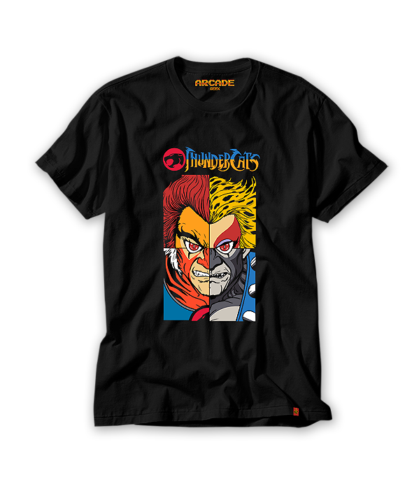 Camiseta Thunder Felinos 4 personagens #