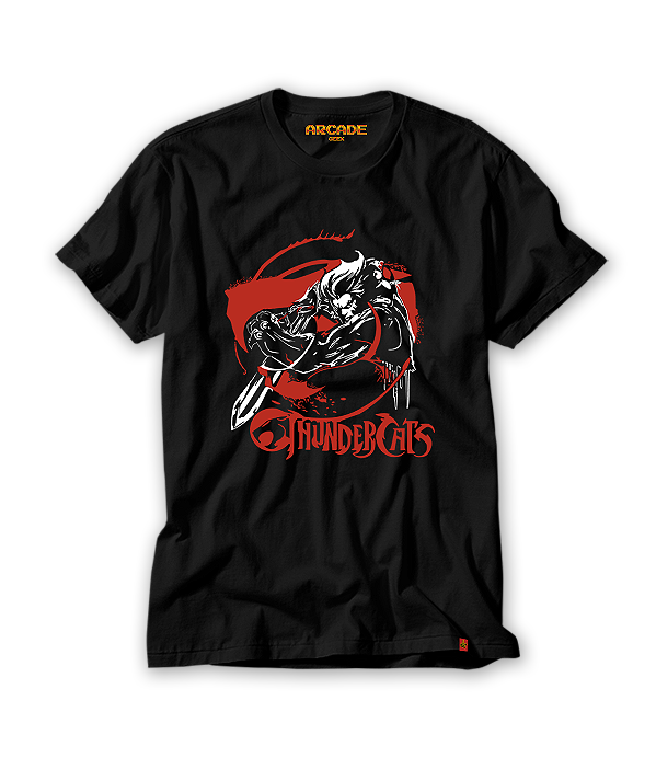 Camiseta Lion vermelha felinos Thunder #