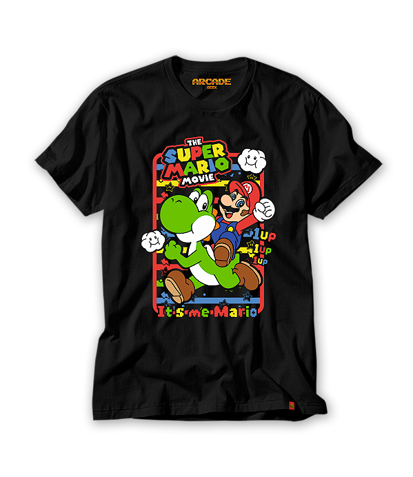 Camiseta Gamer Geek Mario Dino #069