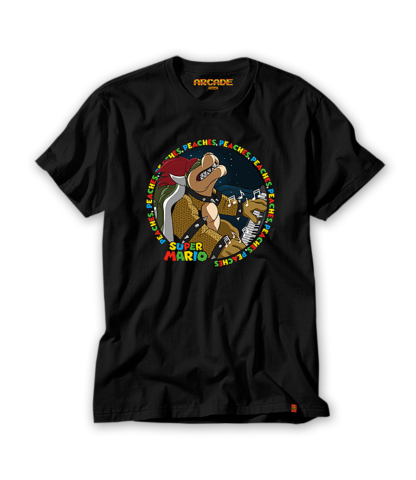 Camiseta Gamer Geek Mario Koopa Love Princess #070