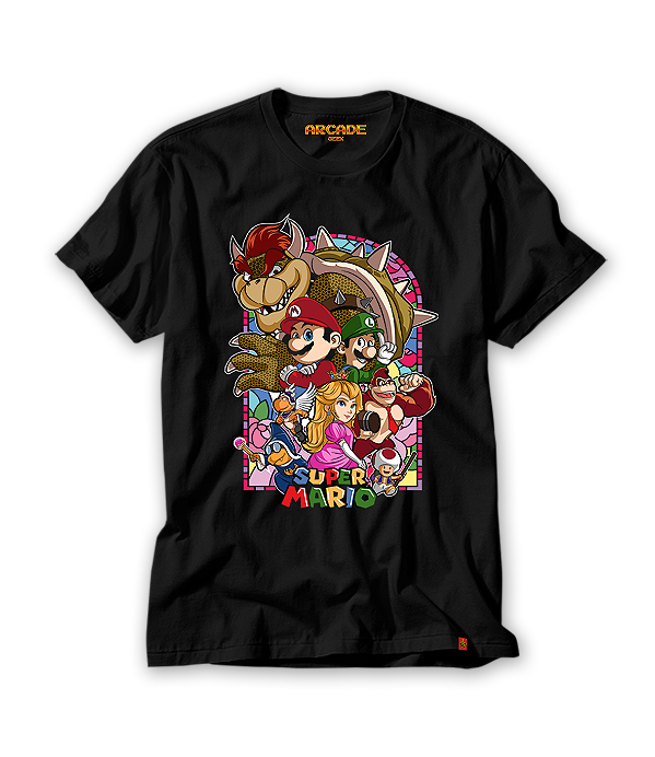 Camiseta Gamer Geek Mario Cinema #073