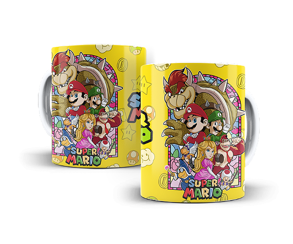 Caneca Gamer Geek Mario Cinema #079