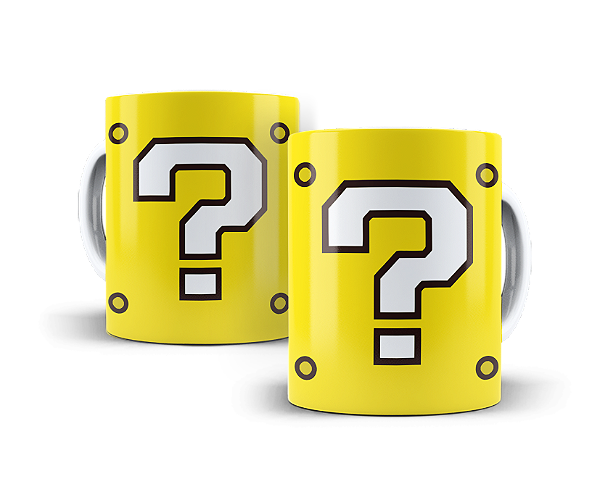 Caneca Gamer Geek Mario Cano, Cubo ? #080