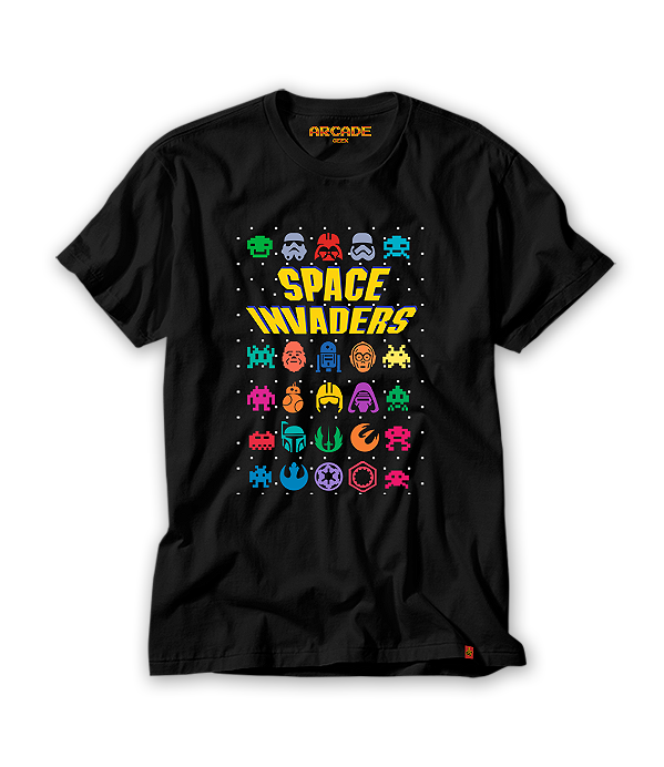 Camiseta Geek Star Space Invaders #104
