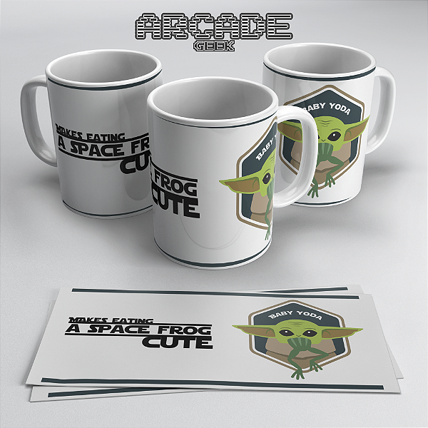 Caneca Geek Star Mando Baby #116