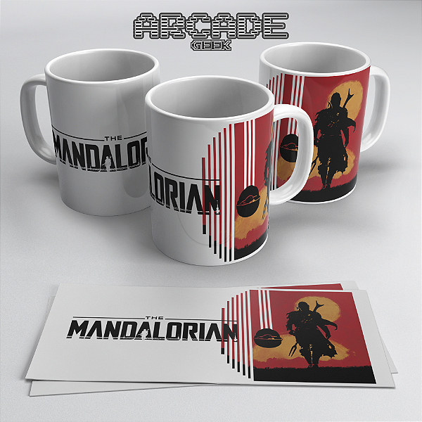 Caneca Geek Star Mando #119