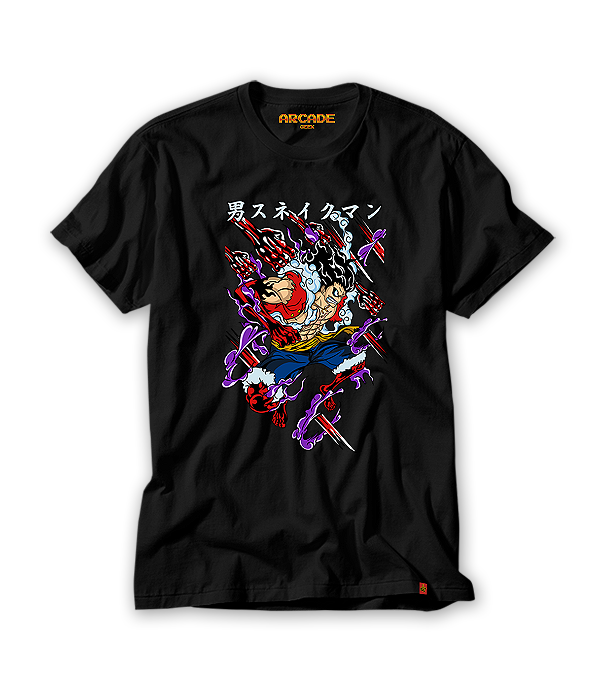 Camiseta Anime Piece Luffy Snake #154
