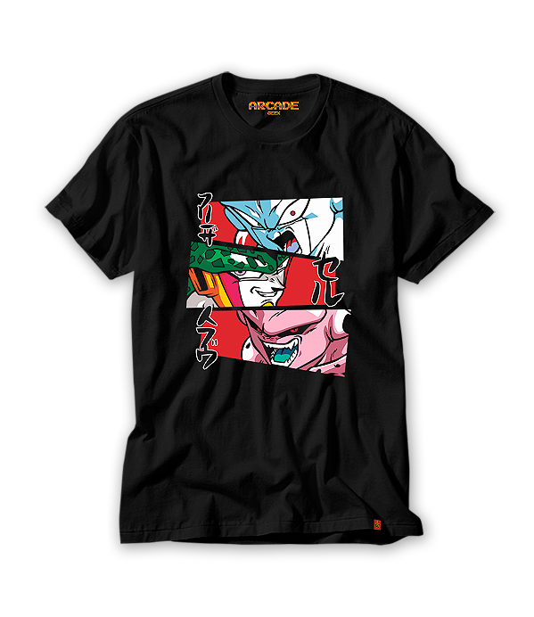 Camiseta Anime Dragon Vilões #169