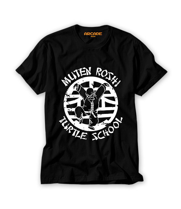 Camiseta Anime Dragon Mestre Muten Roshi Turtle School #181