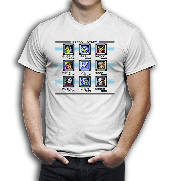Camiseta Gamer Mega Robôs Boss Chefes #185