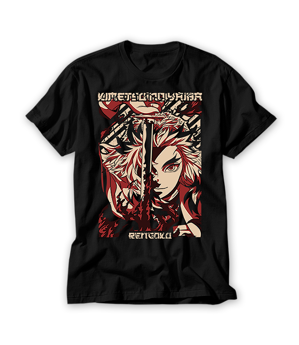Camiseta Anime Demon Kimetsu Rengoku #229