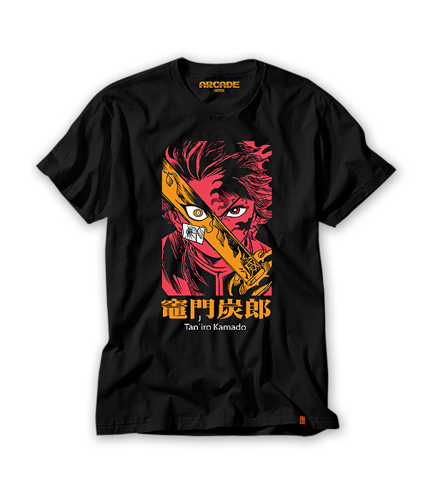 Camiseta Anime Demon Kimetsu Tanjiro Sword #248