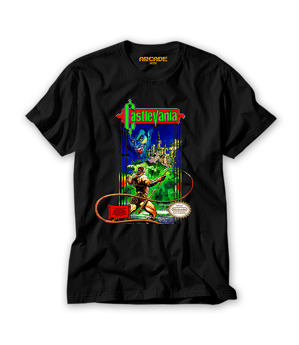 Camiseta Gamer Castle Belmont Nostalgia Classico  #253