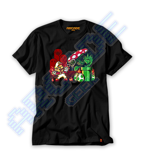 Camiseta Gamer  Mario Alien #267