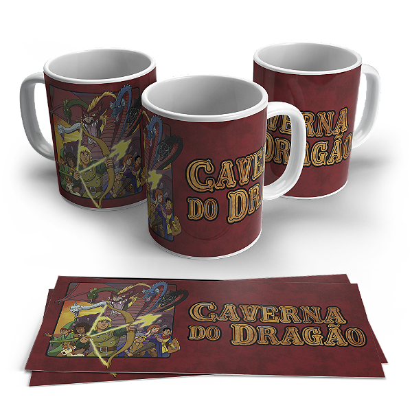 Caneca Desenho Caverna Weapons #358