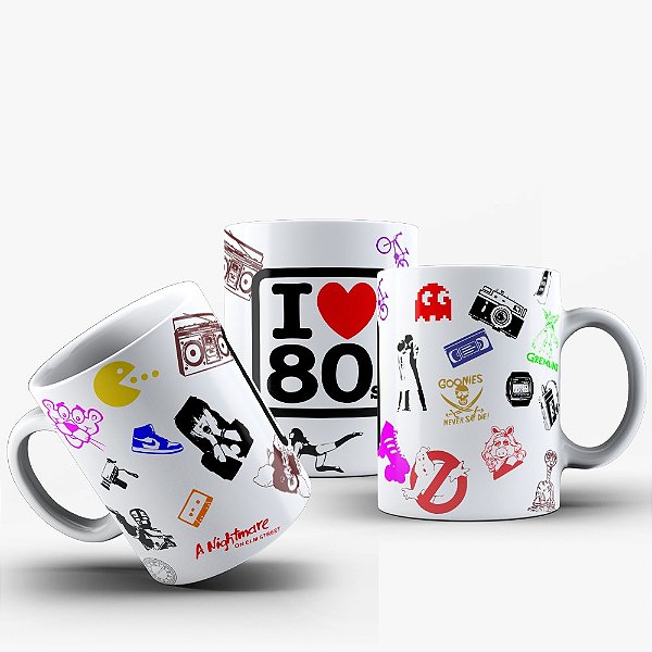 Caneca Eu Amo os Anos 80 #364