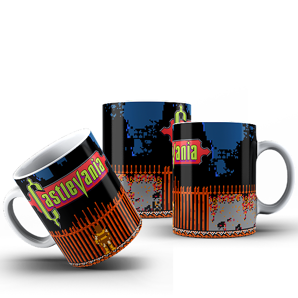 Caneca Gamer Classicos Castle Vampire #371