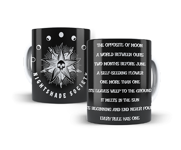 Caneca Wandinha sociedade secreta beladona #421