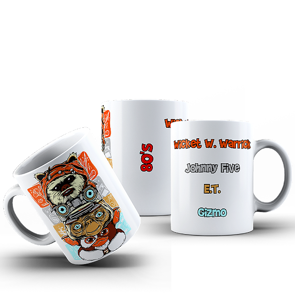 Caneca Filmes clássicos 80's #424