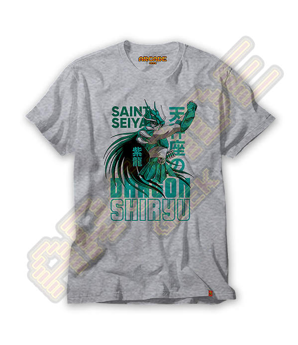 Camiseta Anime cavaleiros bronze Cinza Personagens #435