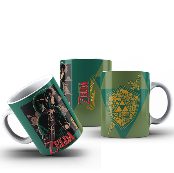 Caneca Gamer Elfo Link #437