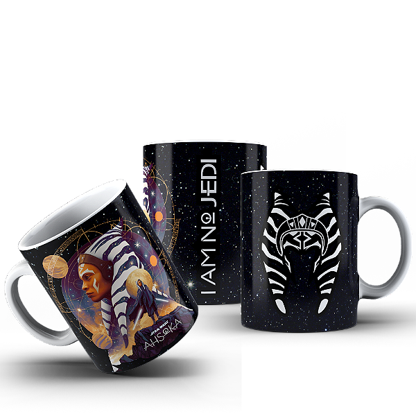Caneca Ahsoka World Between Worlds Star No Jedi #445
