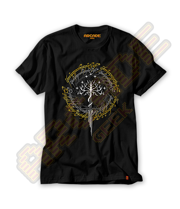 Camiseta  Arvore de Gondor Narsil Anel senhor #447