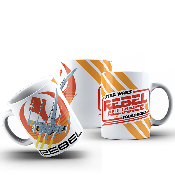 Caneca Star Rebelde x ring esquadrão vermelho #455