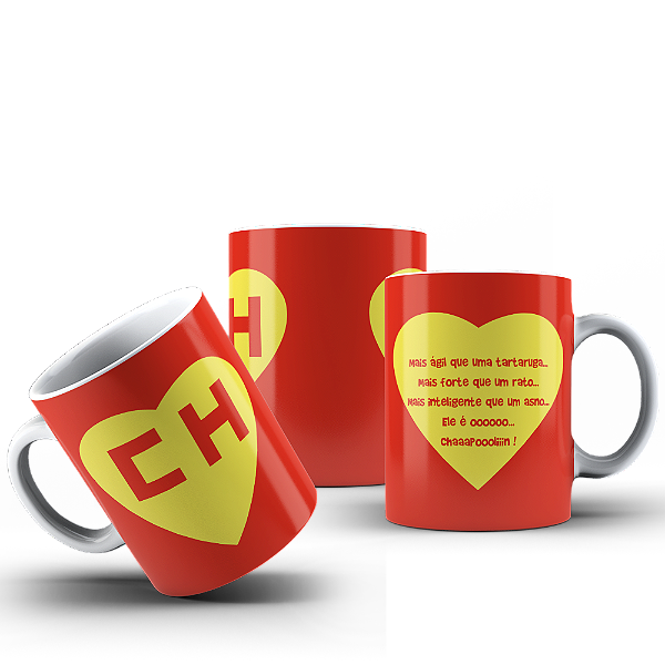 Caneca Chapolin Logo não contavam com minha astúcia #477