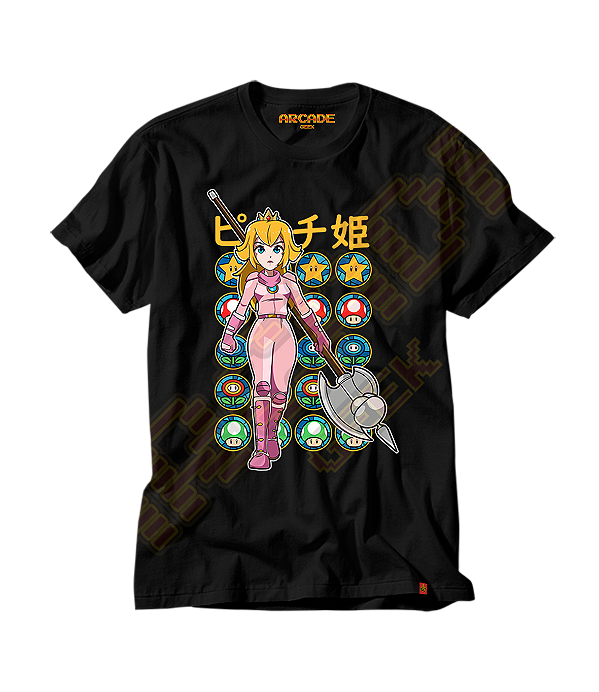 Camiseta Peach War Mario Gamer #489