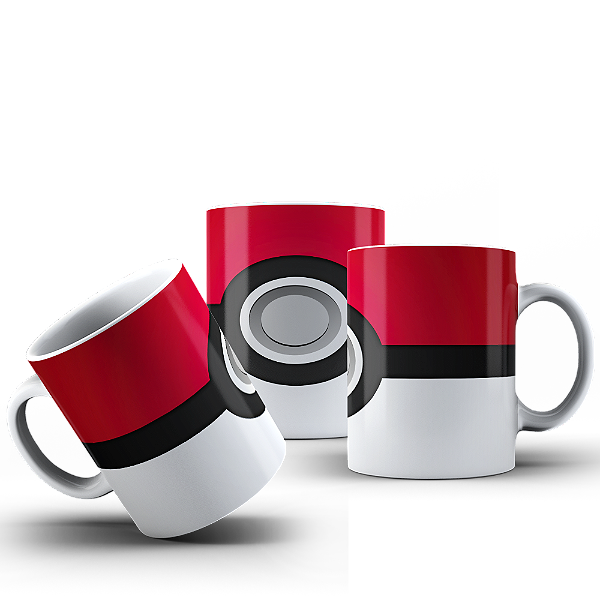 Caneca Anime Pokebola Pokemon #496