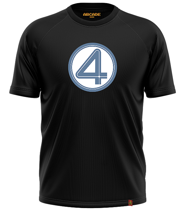 Camiseta Filmes Quarteto 4 Fantastico Fantastic Four logo Hq first Steps #524