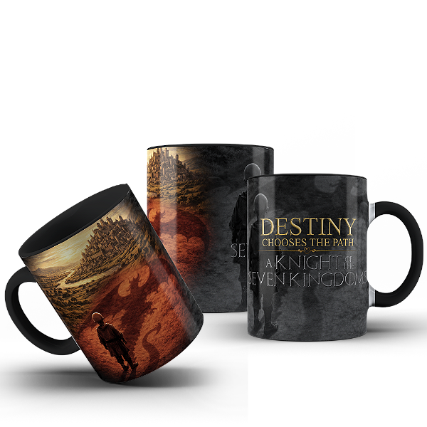 Caneca A Knight of the seven Kingdoms Destiny Dunk Egg Cavaleiro #562