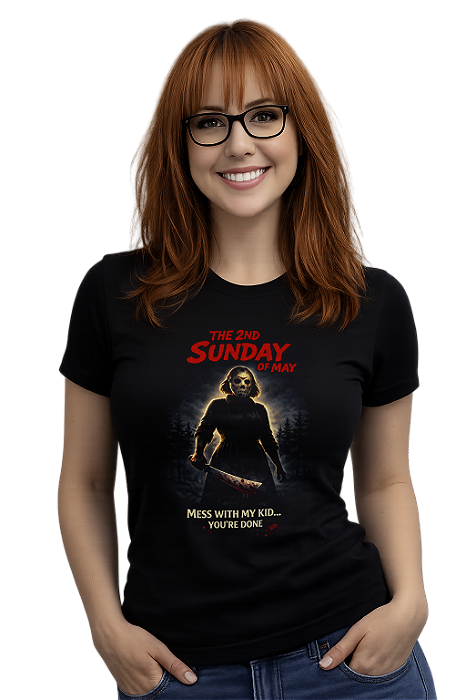 CAMISETA Mãe ALTERNATIVA DIA DAS MÃES PRESENTE JASON SEXTA FEIRA 13