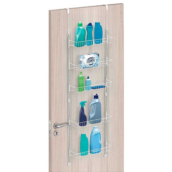 Prateleira Modular para Porta ou Parede com 5 divisórias