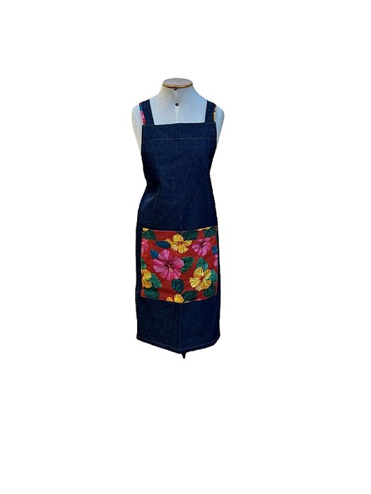 Avental jeans Chita,