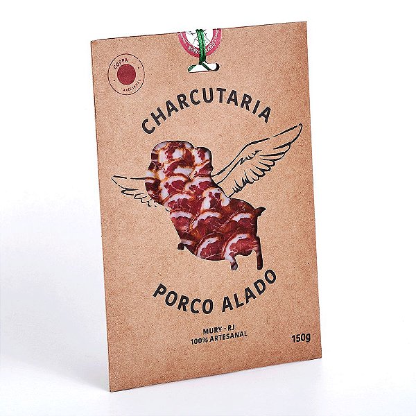 Coppa Maturada Fatiada Artesanal Porco Alado - 100g