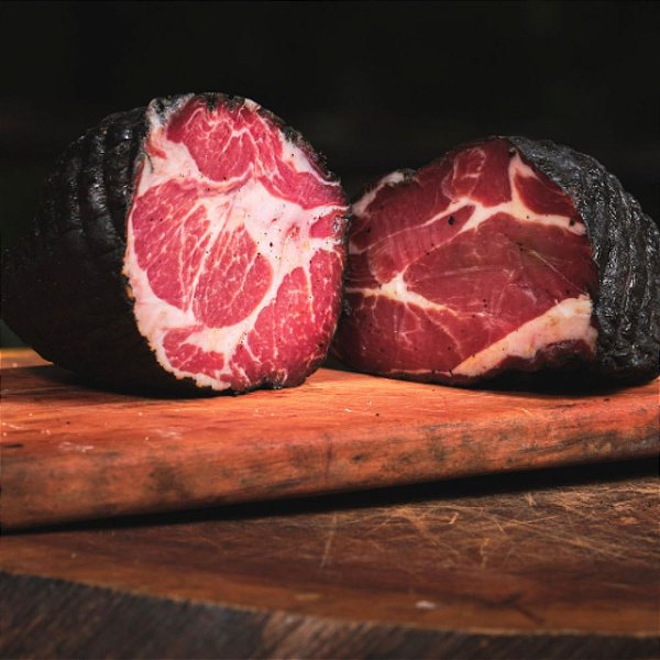 Coppa Negra Maturada Em Peça Artesanal Porco Alado - 300g