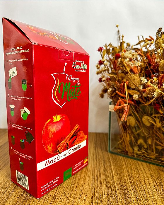 Erva-Mate Saborizada - Maçã com Canela - 500g