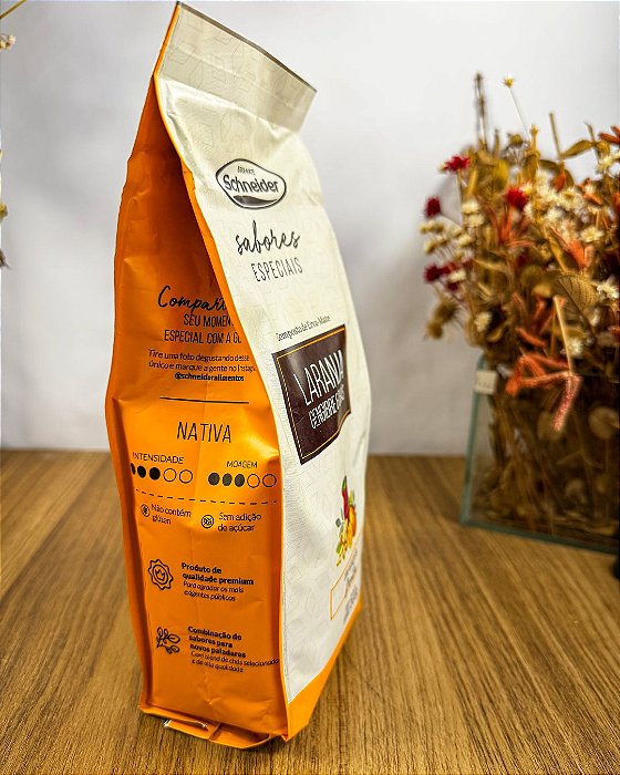 Erva-Mate Sabores Esp Schneider Laranja e Gengibre – 500g