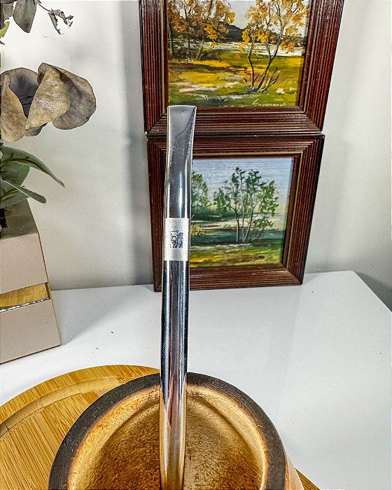 Kit Cuia Coquinho com Cavalo + Bomba Inox Gravada com Boi