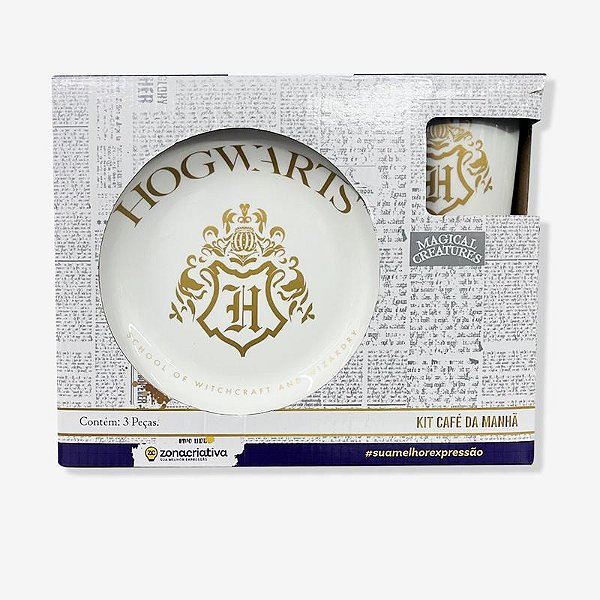 BREAKFAST SET HARRY POTTER GOLD