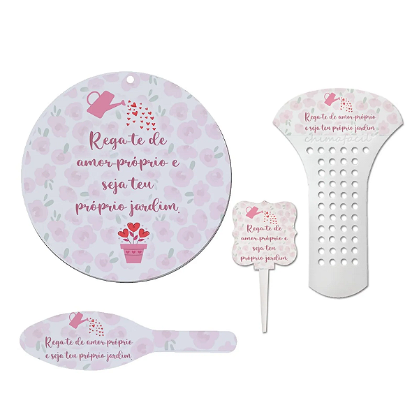Kit Cevador - 4 Peças "Rega-te de amor próprio e seja teu próprio jardim"