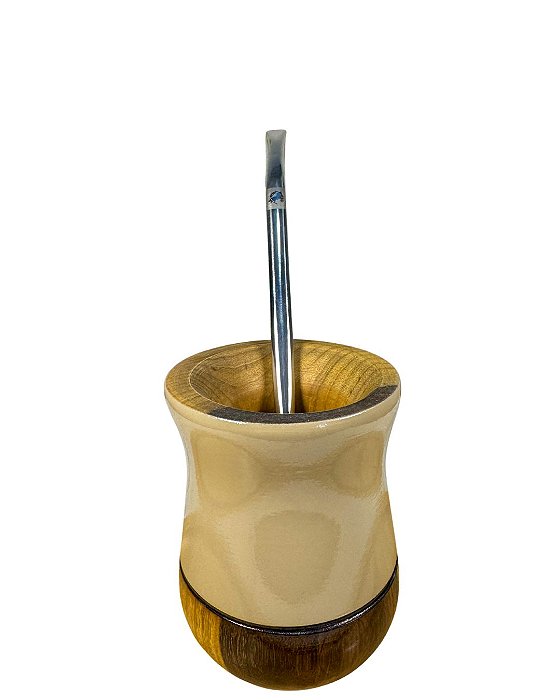 Kit Chimarrão - Cuia Nude premium com bomba inox