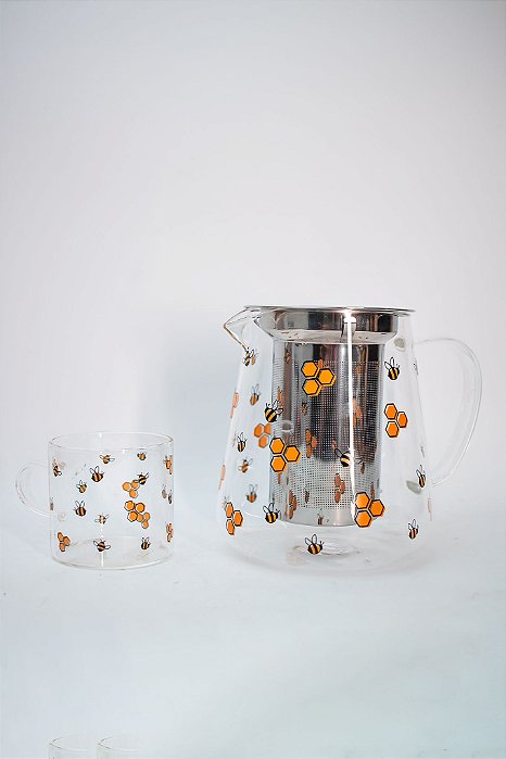 Chaleira c/ Filtro - Bee + Caneca