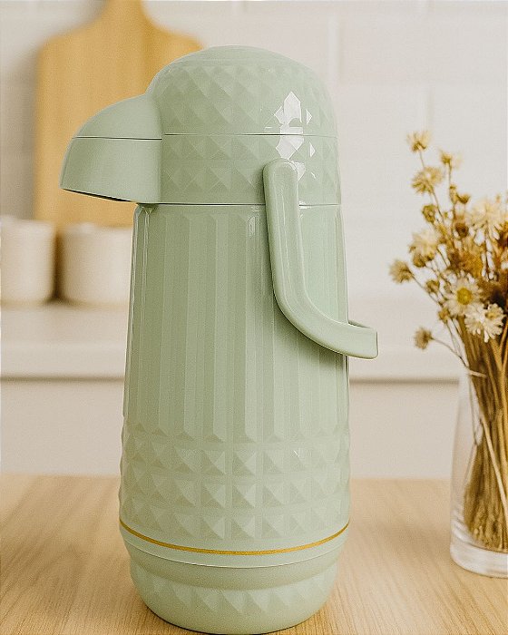 Garrafa Termica Valentina VERDE SAGE Dour 1L Linha Classic