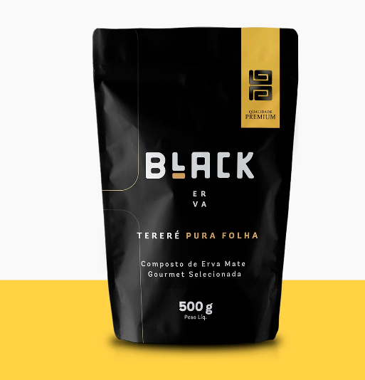 Erva Mate Black Erva - PURA FOLHA