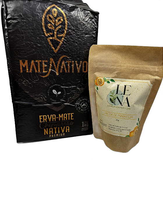 Kit Erva-Mate 1kg Mate Nativo Premium + Prosa de Maracujá