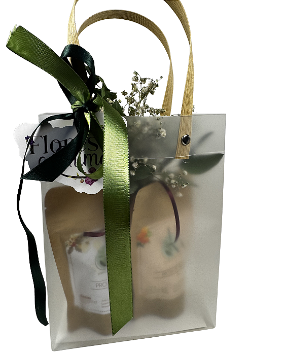 Kit Presente Chá Artesanal–Prosa Pêssego 30g + Prosa Mel 30g